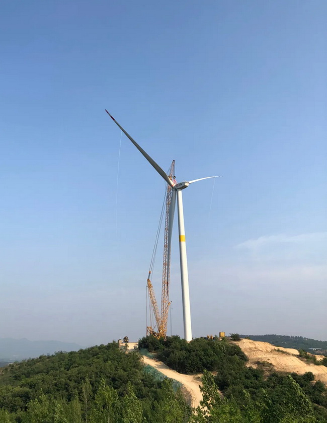徐工XGC11000起重机在驻马店沁阳施工 徐工XGC11000起重机在驻马店沁阳施工