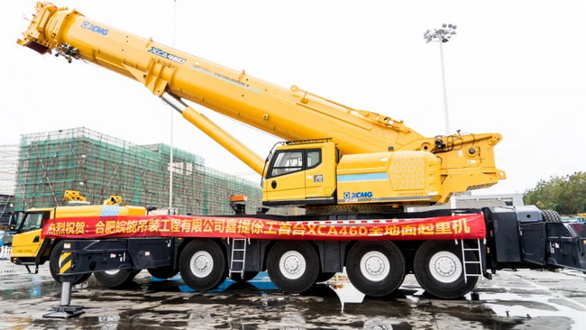 徐工XCA460顺利交付合肥皖能吊装工程有限公司 徐工XCA460顺利交付合肥皖能吊装工程有限公司